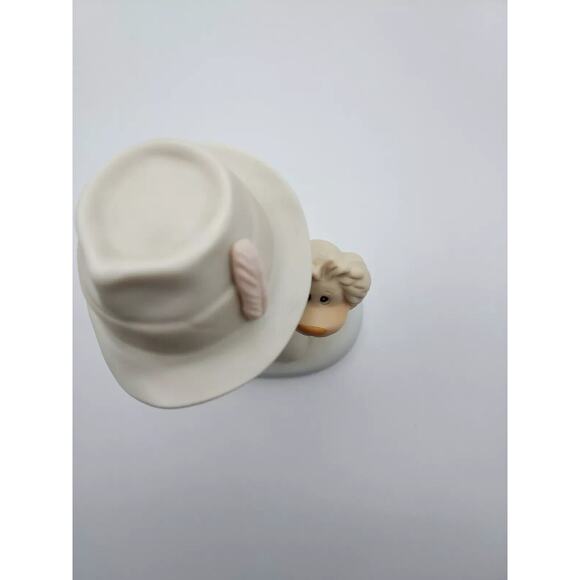 PRECIOUS MOMENTS "To a Special Dad" figurine, 1980, #E-5212, Trumpet Box card - Picture 6 of 8